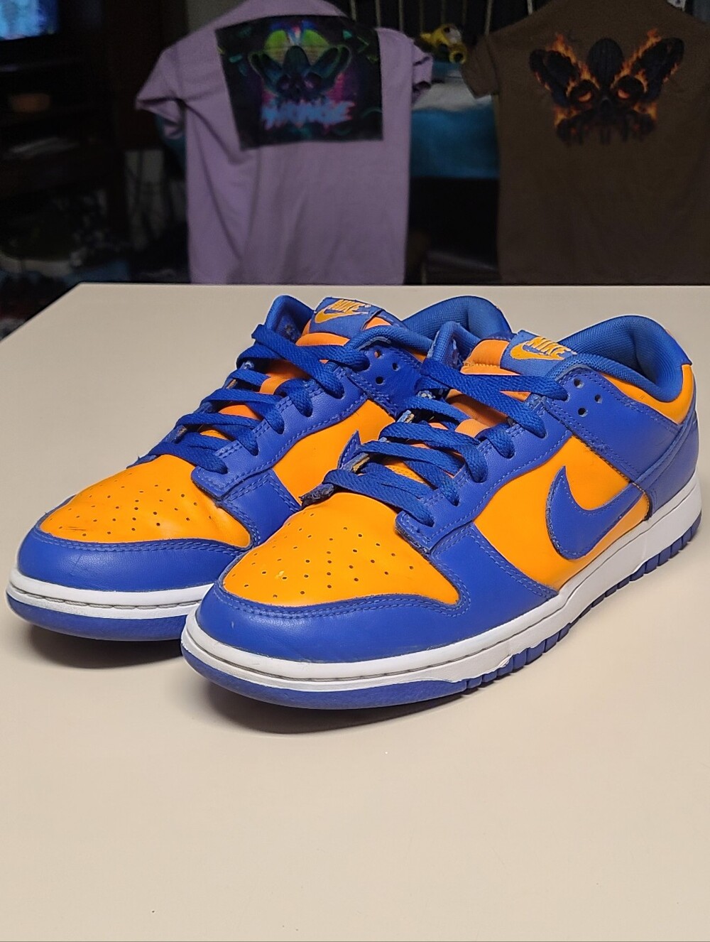 Nike Dunk Low Retro Knicks casual skateboard sneakers size 9.5